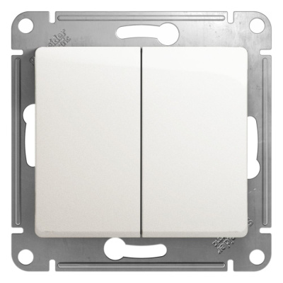 Двухклавишный механизм выключателя Systeme Electric GLOSSA GSL000651