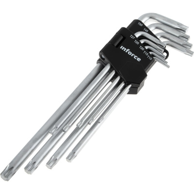 Набор экстра-длинных ключей Inforce TORX