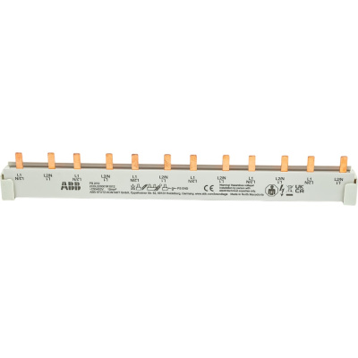 Шинная разводка ABB 2ф, 12 модулей, 63А