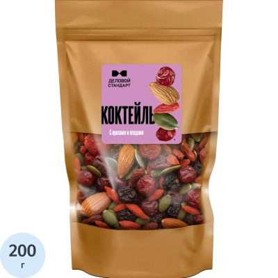 Коктейль Деловой Стандарт витаминно-ягодный, 200г