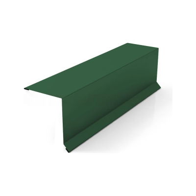 Планка торцевая МЕТАЛЛИК и КО 95x120x2000; Оц 0.40 (RAL 6005) в пленке