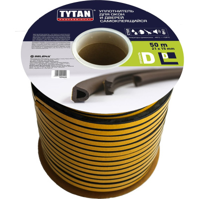 Уплотнитель для окон и дверей Tytan Professional 91591 51941