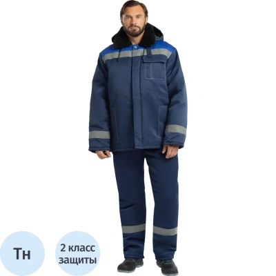 Куртка зим муж з32 син/вас смес 120-124/194-200 (Арсенал-СП)