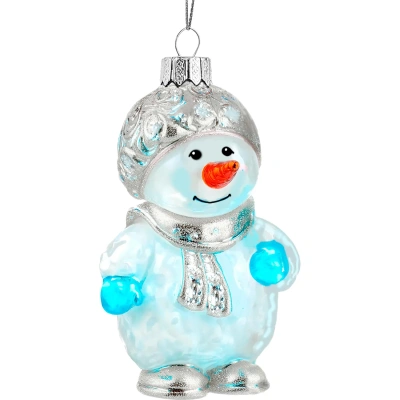 Игрушка новогодняя подвесная из стекла, 97518