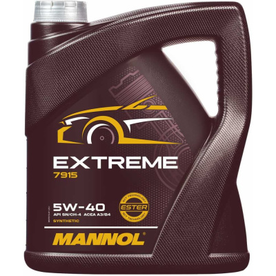 Синтетическое моторное масло MANNOL EXTREME 5W40 4 л