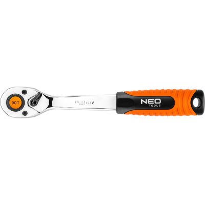 NEO Tools Ключ трещоточный 1/2 90 зубов