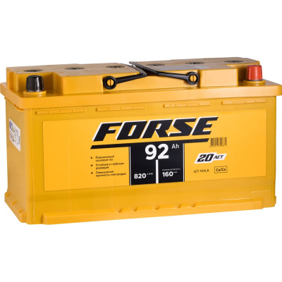 Аккумулятор FORSE 6ст-92 VLR 0