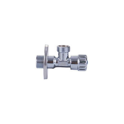 Кран угловой ViEiR с отводом, 1/2 х 10 хром, шаровой, для бытовой сантехники и фильтров VER56