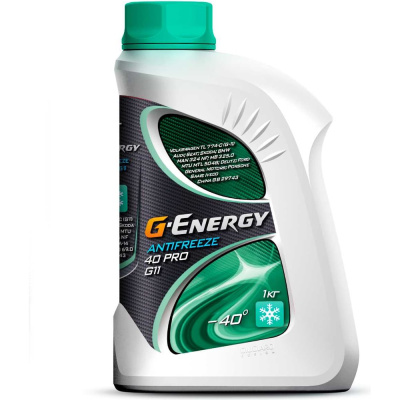 Охлаждающая жидкость G-Energy Antifreeze 40 PRO G11 GAZPROMNEFT 1 кг