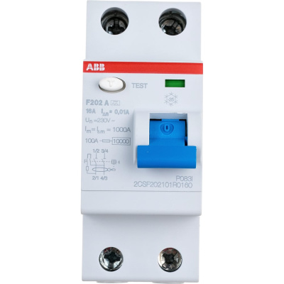УЗО ABB F202A 2Р 16А 10mA