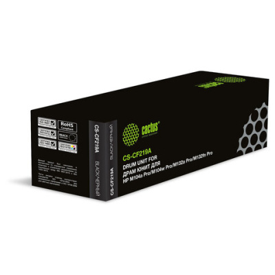 Блок фотобарабана Cactus cf219a для m104a pro/m104w pro/m132a pro/m13 черный, ч/б