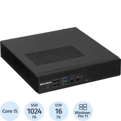Мини ПК BigTech (MPK022) i5-12400/16GB/SSD1TBM.2/W11P