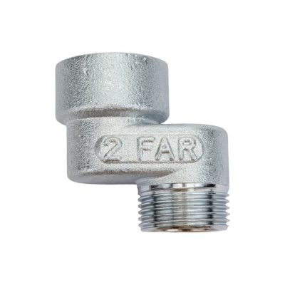 Эксцентриковый фитинг FAR 2 см 3/4" х 3/4" НР-ВР FC 5560 234 - изогнутый соединительный элемент