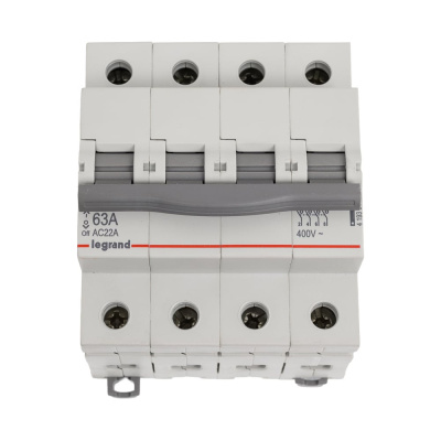 Выключатель-разъединитель Legrand RX3 4П, 63A
