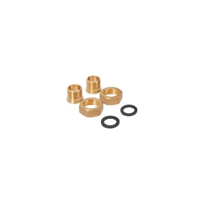 Комплект присоединительных гаек 3/4"(DN 20) латунь Hoobs