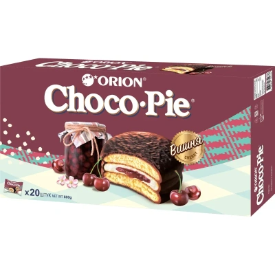 Пирожное Choco Pie Cherry вишня, 600г