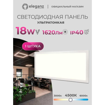 Светодиодная ультратонкая панель Eleganz — это уникальное и стильное решение для современных систем освещения