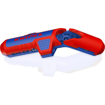 Стриппер Knipex ErgoStrip PV, доп. функция работы с PV кабелями (фотовольтаика)