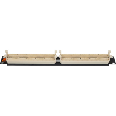 Кроссовая панель LANMASTER 110 типа, 100 пар, 19, 1U с модулями
