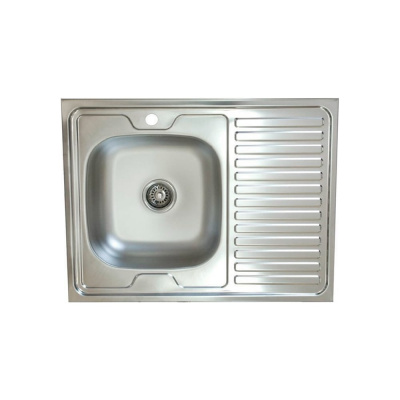 Мойка из нержавеющей стали накладная Ledeme 60x80 см L98060-6L