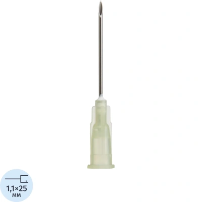 Игла инъекционная 19G (1,1х25 мм), Paramed 100 шт/уп