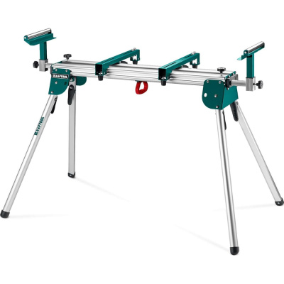 Алюминиевый стол KRAFTOOL MSA-1200, (1120-2650)х765х970 мм, для торцовочных пил без ручки и колес 38782-1