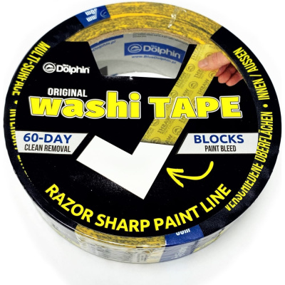 Малярная лента Blue Dolphin Washi 30 мм х 50 м