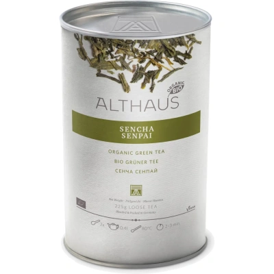 Чай зеленый листовой Althaus BIO Sencha Senpai, 225г