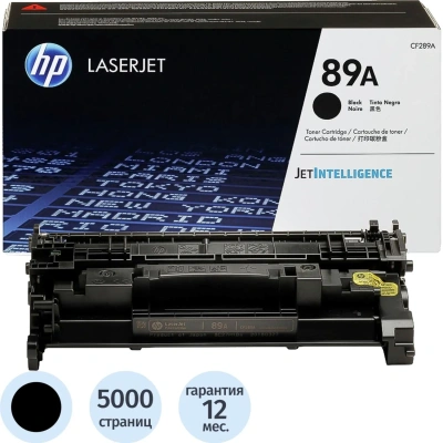 Картридж лазерный HP (CF289A) LaserJet Enterprise M507dn/x/528dn и др, №89A, оригинальный, ресурс 5000 страниц