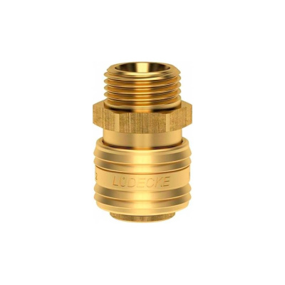 Муфта быстросъемная LÜDECKE LUDECKE с наружной резьбой 1/2" ES 12 A
