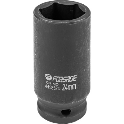 Головка Forsage ударная глубокая 24мм 1/2" 6гр