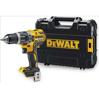 Ударная дрель-шуруповерт DEWALT DCD796NT снабжена быстрозажимным патроном