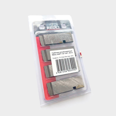 Гребенки резьбонарезные REDLI BSPT 1/2-3/4, 9Crsi (профиль 27x10мм)