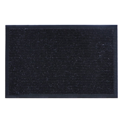 Грязезащитный коврик РемоКолор Ребро ПВХ, полиэстер, чёрный, 60x90 см