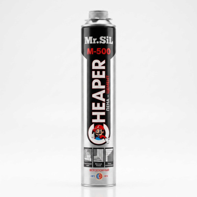 Пена-цемент для кладки блоков Mr.SiL Cheaper M-500 850 грамм в баллоне