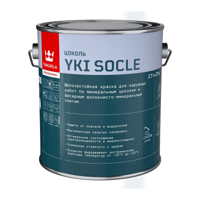 Щелочестойкая краска для цоколя Tikkurila yki socle