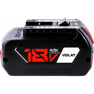Аккумуляторная батарея VOLAT 18.0V 4.0AH, Li-ion, BOS-GBA180LED