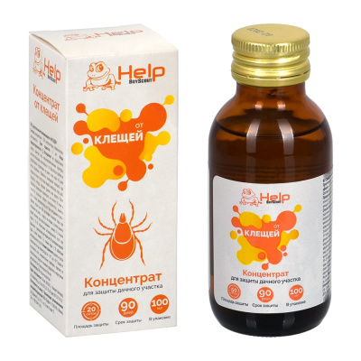 Инсектицидный концентрат от клещей HELP 100 мл
