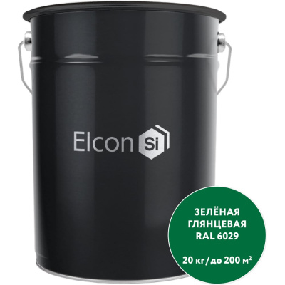 Грунт-эмаль 3 в 1 Elcon глянцевая зеленая RAL 6029