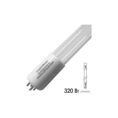 Лампа амальгамная LightBest GPHHVA 1554T6L/4P 320W 2,1A