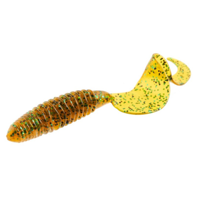 Съедобные искусственные твистеры LUCKY JOHN LJ Pro Series CRUSHER GRUB 3,9in, цвет PA19, 5шт
