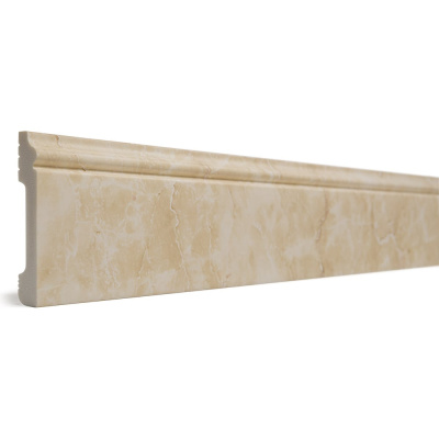 Напольный плинтус Decor-Dizayn ударопрочный, влагостойкий, юрский мрамор