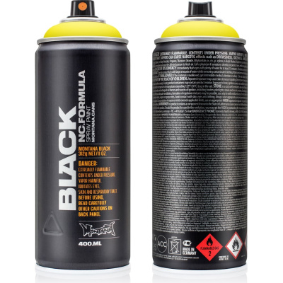 Краска MONTANA BLACK истинная желтая, 0.4 л
