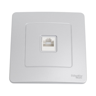 Компьютерная розетка Systeme Electric Blanca внутр Алюминий RJ45 SE