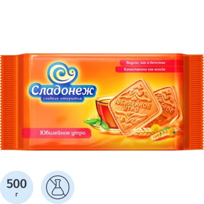 Печенье Юбилейное утро Сладонеж, 500г