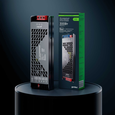 Блок питания для светодиодной ленты регулируемый Geniled 300 W 19-24V IP20