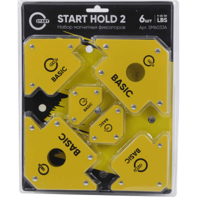 Набор магнитных фиксаторов Start HOLD 2 (6шт) 9 LBS/25 LBS/50 LBS