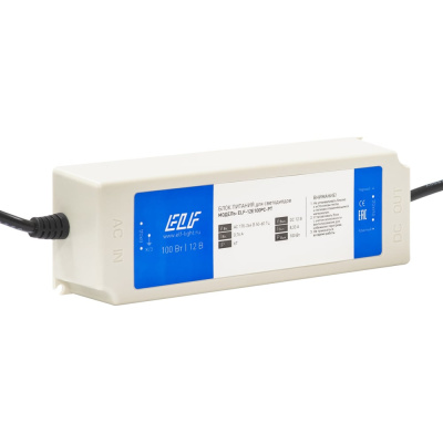 Блок питания ELF 12В, 100Вт, пластик, IP67