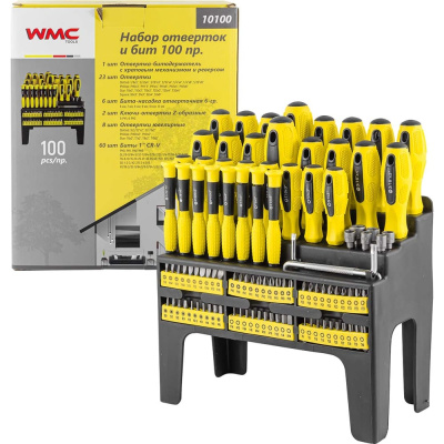 Набор отверток и бит от бренда WMC Tools — это универсальный комплект инструментов