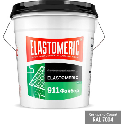Elastomeric Systems Гидроизоляционная мастика для сложных узлов и примыканий с фиброволокном Elastomeric 911 Файбер 20
